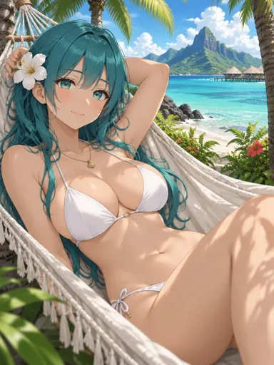 Mika — anime AI companion in a swimsuit